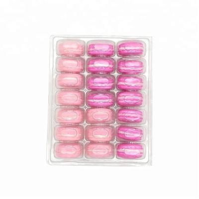 Cina Biscotti riciclati Macaron di plastica che imballa il vassoio d'imballaggio della bolla 21pcs in vendita