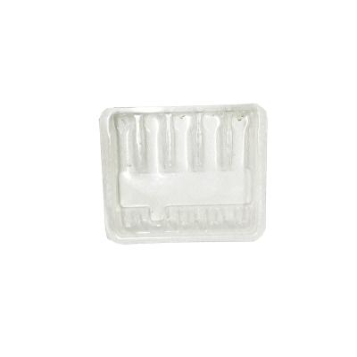 Cina plastic tray for ampoule vial tray packaging ampoule box1ml,2ml, 3ml,5ml, 10ml plastic vial tray blister can be customization in vendita