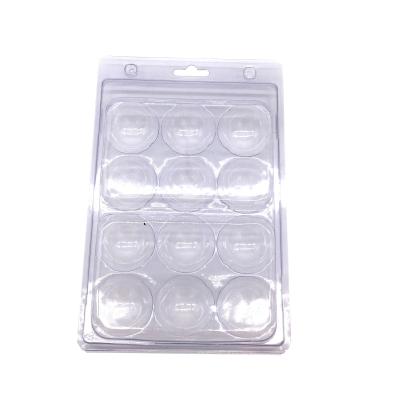 Chine Les cellules de PETG 6 jouent au golf la boîte en plastique de boursouflure de bloc supérieur de PVC de plateau de boursouflure de boule à vendre