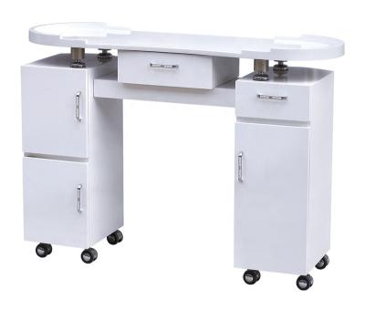 China Traditional nail manicure table with vent salon manicure / nail table for sale