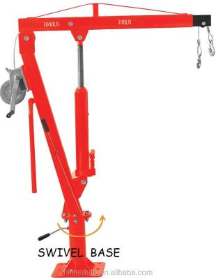 China TRUCK CRANE 1000LBS Pickup Truck Crane with Cable Winch and Swivel Base for sale