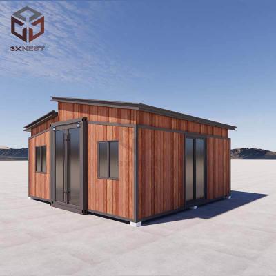 China 20 ft voorgebouwd staalconstructiehuis met PVC/aluminium ramen Te koop