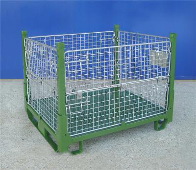 China Material Handling Heavy Duty Collapsible Metal Cage for sale