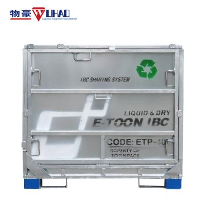 China Factory metal packing collapsible ibc tank chemical ibc bulk container for sale