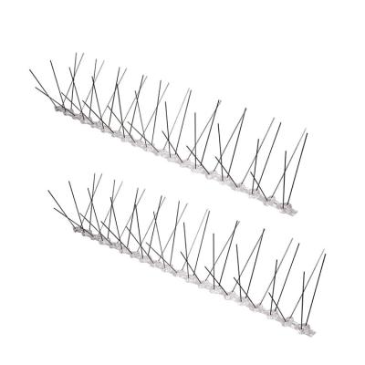 China Sustainable stainless steel bird spike, bird scarer, good quality bird control spikes wire for sale