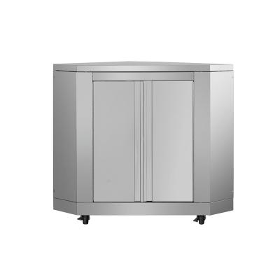 China Easy To Assemble High Quality Corner Barbecue Grill Assembly Cabinet Kitchen Stainless Steel Cabinet For Sale for sale