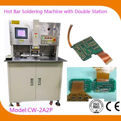 China Máquina que suelda de la barra caliente eficaz que enlaza 150*150m m FFC a soldar de Pluse del calor blanco del PWB en venta