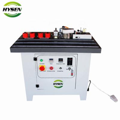 China Construction works Handheld PVC Small Double Curve Manual Edge Bander Banding Machine with Trimmer for sale