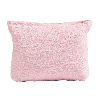 China Fashion flower print design large capacity stylish cute travel toiletry bag cosmetic bags organizer for girls for sale