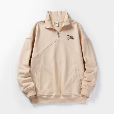 China Anti-wrinkle men's hoodies ODM Wholesale baggy streetwear set men's hoodies fashion heavyweight oversized zip embroidered men's hoodies for sale