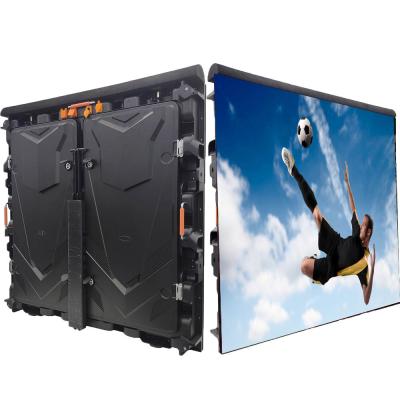 China Brillo de la pantalla LED 6000nits del perímetro del estadio del fútbol P10mm alto en venta