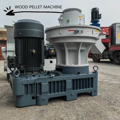 China 132KW Vertical Ring Die Wood Pellet Mill Machine 2t/h production capacity for sale