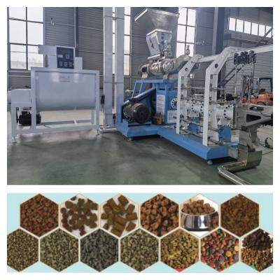 China 1-12mm Stainless Steel Floating Fish Feed Production Line Main Motor Power 5.5-132kw for sale