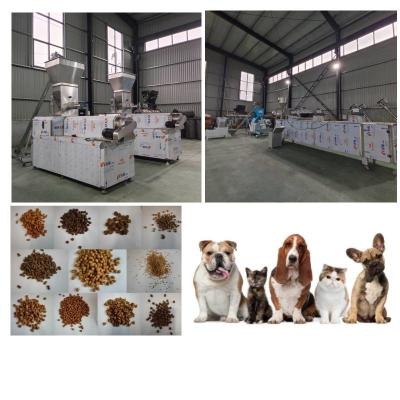 China 50-5000kg/H Fish Pet Puffing Feed Pellet Making Plant For Commercial for sale