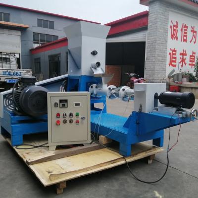 China Capacidad de la extrusora de alimento para peces personalizada Potencia automática de un solo / doble tornillo 5,5-160 KW en venta