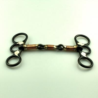 China Riding Copper Wire Wrapped Western Mouth Gag Training Bit for sale