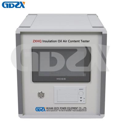 China ZXHQ Insulating Oil Tester Air Content Tester With Short Oil Sample Test Time for sale
