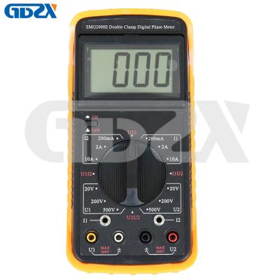 China SMG2000E Dual Clamp Digital Portátil Fase Volt Ampere Meter Para Multifunção à venda