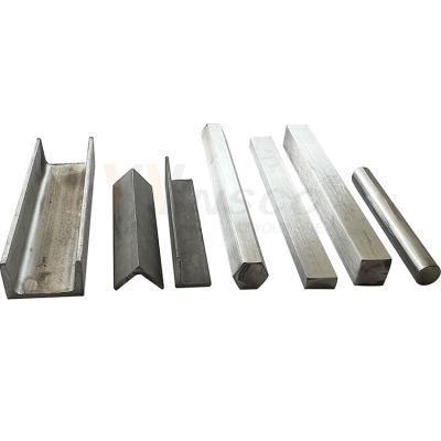 China Complete Specifications SUS 201 304 316 Grade Inox Rod Round Suqare Flat Hexagon Angle Channel Shape Stainless Steel Bar en venta