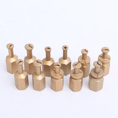 China Tile And Ceramics Industry Electroplated Diamond Drilling Reaming Bit Anchor Bit Stone Tools Drill Bit for sale