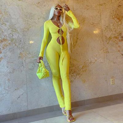 China Solid Color New QUICK DRY Cavity Slim Fit Hip Lift Overalls, Playsuits Ladies Overalls 2022 for sale