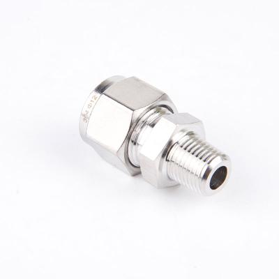 China 304SS 304SS Stainless Steel Ferrule Straight Through Terminal Water Filter SS Pipe Fittings Industrial Pipe Fittings for sale