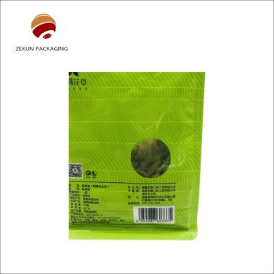Cina Sacchetto di confezionamento del tè personalizzato con cerniera CMYK/PANTON Design a prova di umidità 30-200g-5kgs in vendita