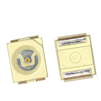 China AlGaInP 3528 led yellow color in high brightness for outdoor display for sale