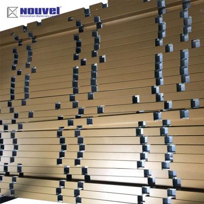 China Artwork Customized Modern Metal Room Dividers Gold Design Bedroom Metal Partition ALU.SCREEN for sale