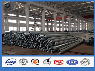 China 25FT Stahlmaterial Q355 galvanisierte Electric Power-Stahlpfosten zu verkaufen