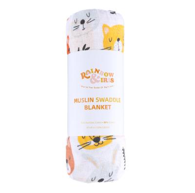 China OEM Wearable Wholesale Love To Dream Up Cotton Custom Organic Bamboo Hot Pink Gauze Leopard Print Chiffon Blanket Wrap Kids Large Muslin Wraps for sale
