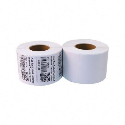 China Waterproof / Oil Proof / Anti-scratch Wholesale Premium Resolution Printed 60*40mm Custom Self Adhesive Sticker Thermal Label for sale