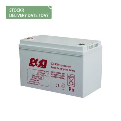 China Banatton Operation Solar Battery GEL 12v 100AH Acid Lead Battery Deep Cycle Rechargeable Solar Sealed and Maintenance Free 100AH Storage Batteries for sale