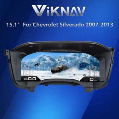 China Viknav 15,1 inch LCD-scherm digitale cluster voor Chevrolet Silverado GMC Sierra 2007-2013 Linux-systeem digitale snelheidsmeter dashboardpaneel instrumentenpaneel virtuele cockpit Te koop