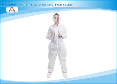 Chine Couleur blanche unisexe d'habillement réutilisable de Cleanroom dans l'atelier de GMP à vendre