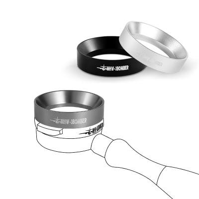 China Viable Magnetic 58mm Coffee Dosing Ring Hands-Free Dosing Funnel Aluminum Alloy Dosing Ring Compatible With 58mm Portafilters for sale