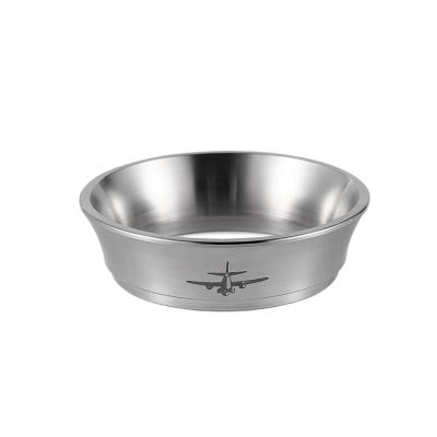 China Viable 51mm Espresso Coffee Dosing Ring Stainless Steel Coffee Dosing Ring Compatible with 51mm Portafilter Espresso Dosing Funnel for sale