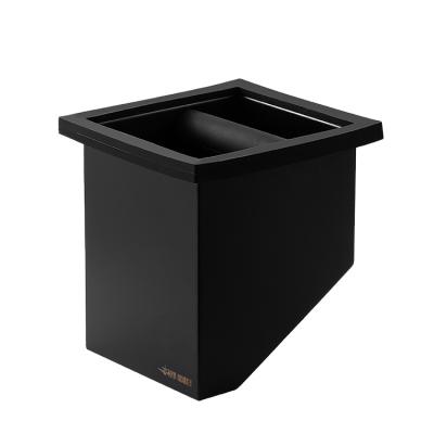 China Sustainable Coffee Residue Can Large Bottomless Espresso Shot Box And Coffee Grounds Container For Kitchen And Coffee Counter for sale