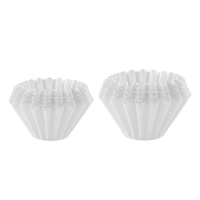 China Wholesale High Quality 50Pcs Cake Shape Paper Filter Viable Wood Fiber Flow Device Coffee Filter In for sale