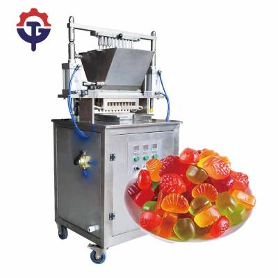 China Hard candy/jelly candy/lollipop TG cheap price semi-automatic gummy lab use small jelly candy maker making depositing production machine for sale