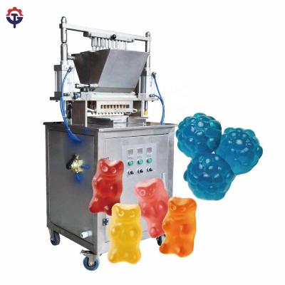 China 304/316 TG Automatic Vitamin Jelly Candy Gummy Production Line Small Stainless Steel Soft Candy Gummies Depositor Machine Customized for sale