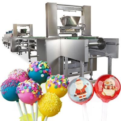 China Good Quality Fruit Chew Center Lollipop Production Line Full Lollipops Forming Machine Lollipops Candy Machine for sale