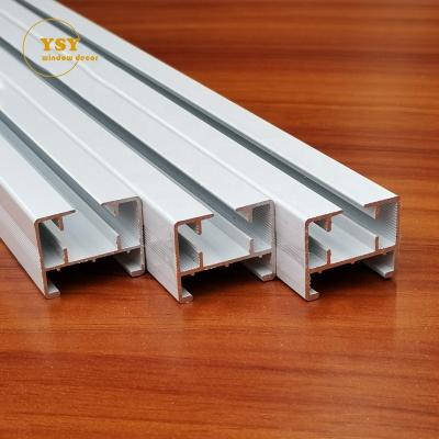 China Wholesale Durable Intelligence Smart Thick Heavy Duty White Electrophoresis Decor Window Curtain Electric Track Rail for sale