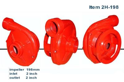 China 2x2 inch diameter 198mm impeller high pressure cast iron centrifugal water pump ISO and CE certificated made for sale