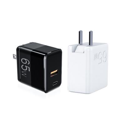 China Popular 65W Quick Charge Two In One With Gan Universal High Speed For USB Type-C iPhone for sale