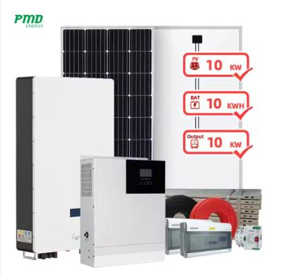 China 30kw 20kw 10kw Off-Grid Solar Power System Solar Panel System Energy Storage Lithium Battery for sale