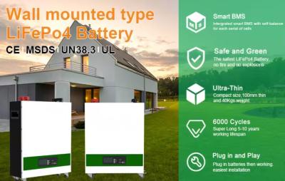 Κίνα Powerwall 10kwh Οικιακή μπαταρία λιθίου Ηλιακή αποθήκευση 48v 100ah 200ah 10Kwh Power Wall Lifepo4 48v Ηλιακή μπαταρία προς πώληση
