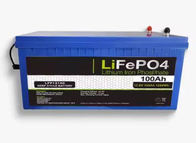 Cina 12V batteria al litio Lifepo4 100A 200Ah Sistema di riserva di energia solare per RV Marine e alimentazione per motore di trolling Wate in vendita