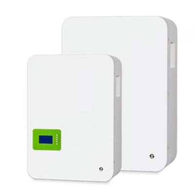 China Powerwall Lifepo4 Íon de lítio 48v 100ah 200ah Bateria de parede montada 5kwh 10kWh Sistema Solar Pv Off Grid à venda