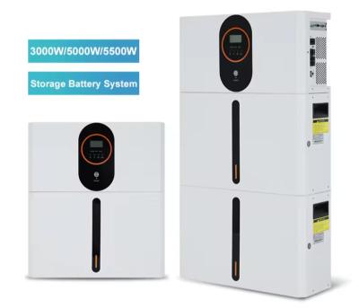 중국 공장 직판 전용 전력 발전기 집용 5Kw 5.5Kw 태양 에너지 저장 시스템 판매용